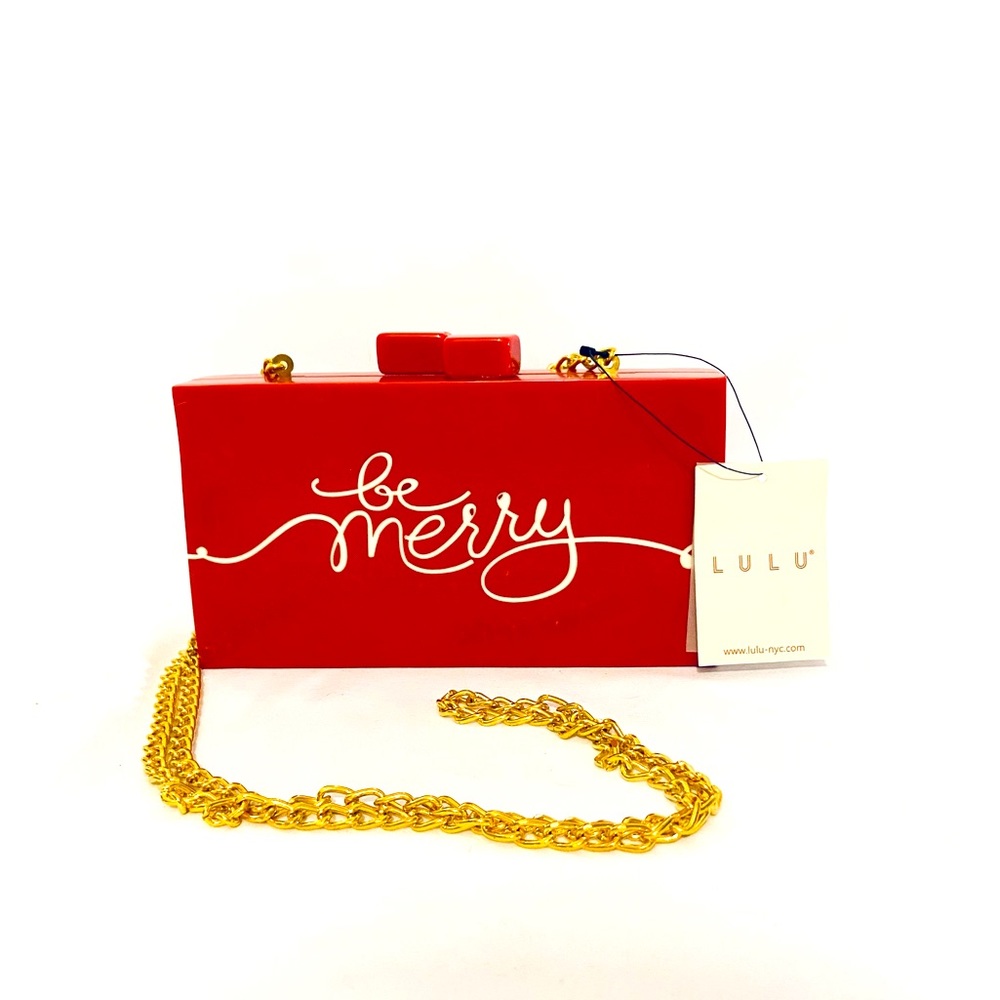 Lulu Be Merry Christmas Handbag Acrylic